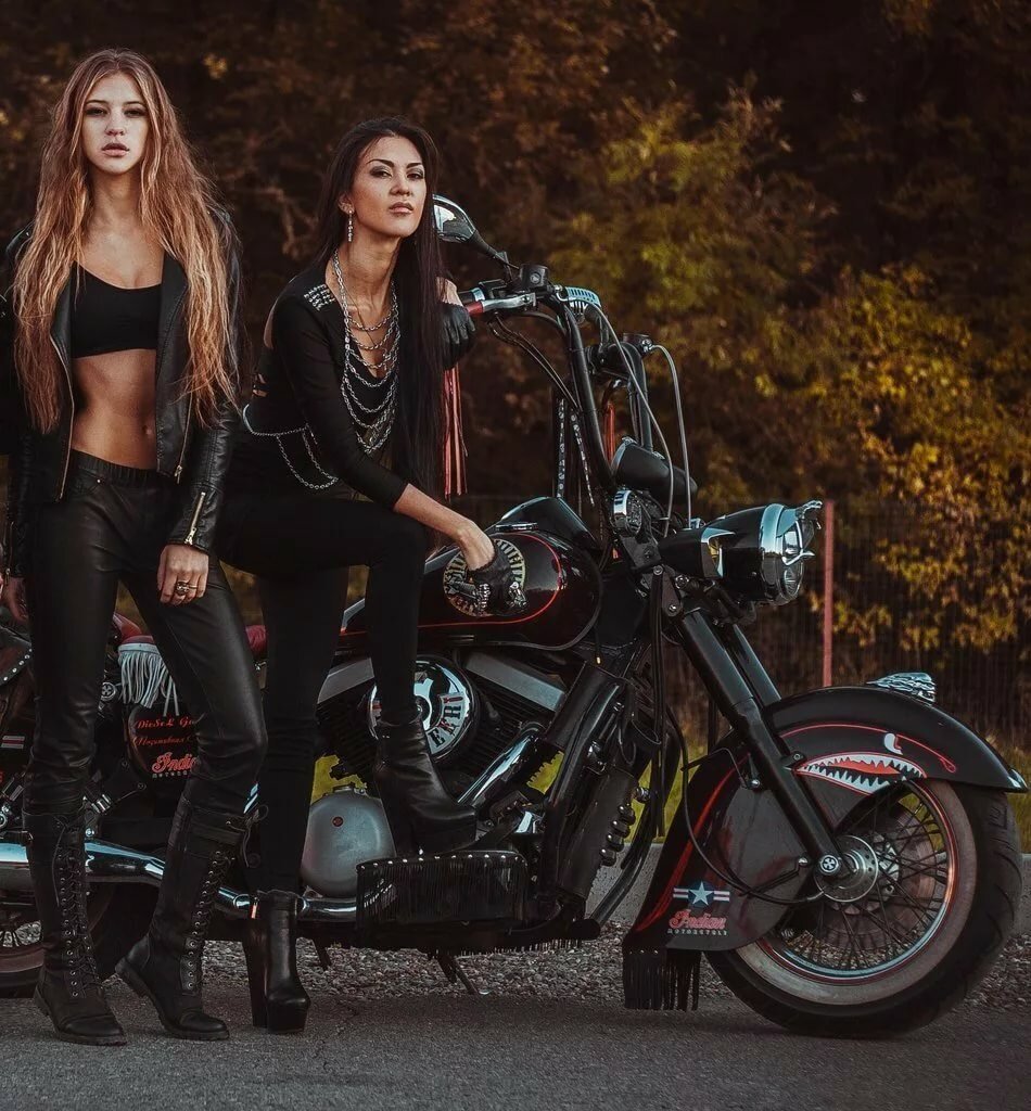 Beautiful girls and bikes in Merath