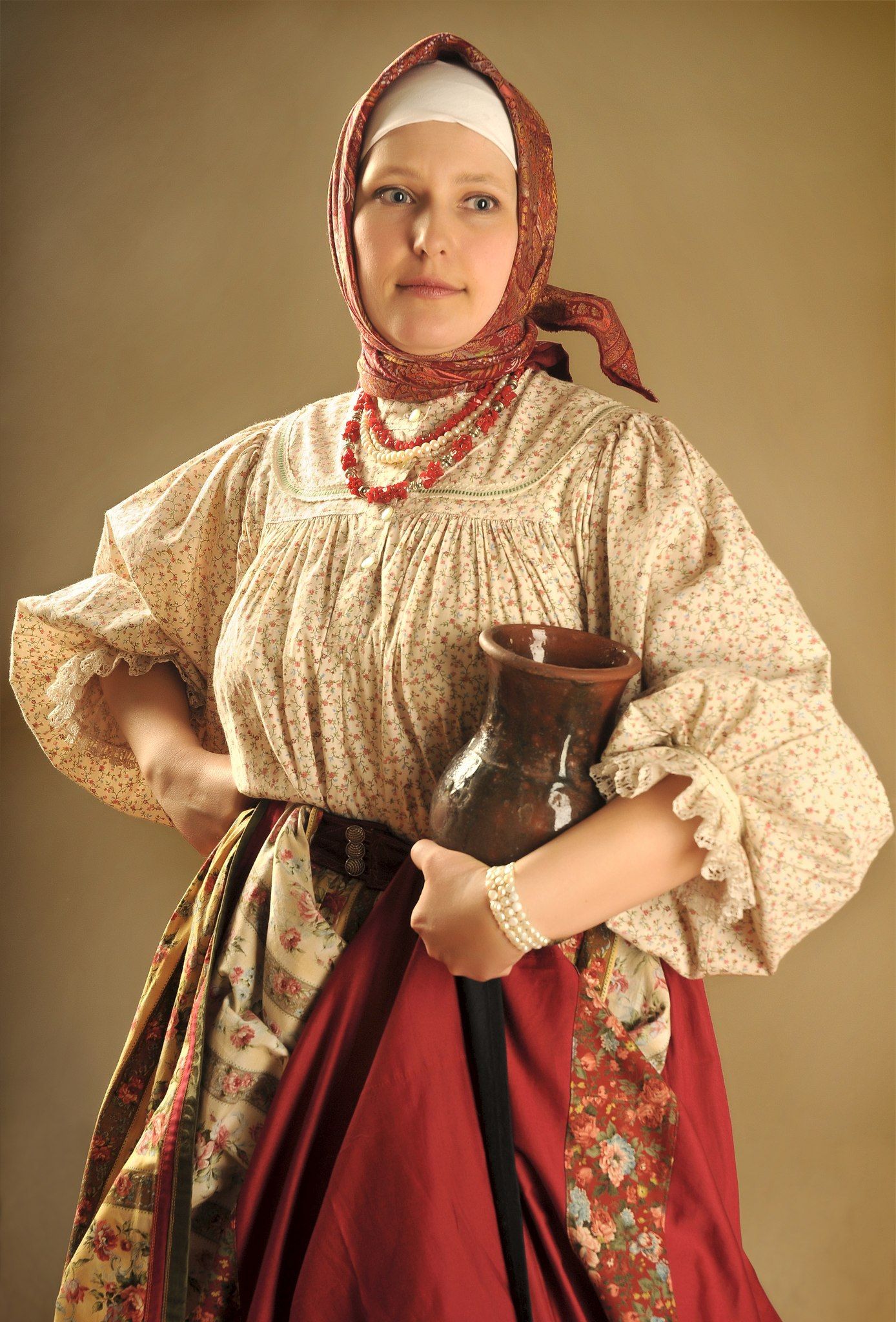 Girls in Slavic costumes in Merath